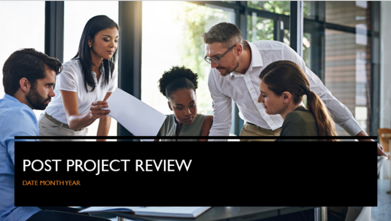 post project review - PowerPoint template
