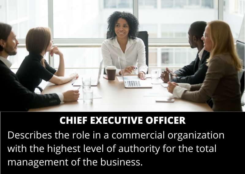 Meaning and definition of Chief Executive Officer (CEO)