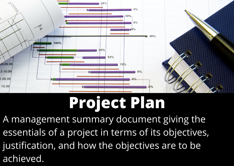 What does Project Plan mean? - dictionary definition