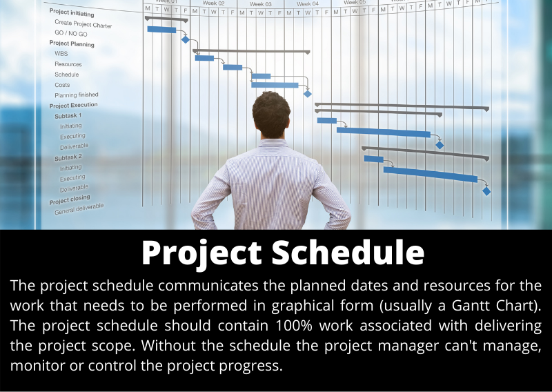 Meaning and definition of Project Schedule