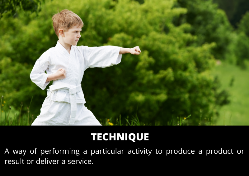 Meaning and definition of Technique